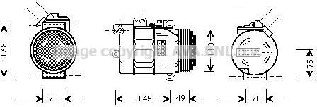 Prasco BWAK237 - Compressore, Climatizzatore autozon.pro