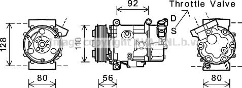 Prasco BWK416 - Compressore, Climatizzatore autozon.pro