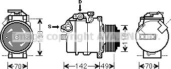 Prasco BWK411 - Compressore, Climatizzatore autozon.pro