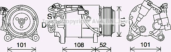 Prasco BWK567 - Compressore, Climatizzatore autozon.pro