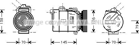 Prasco BWK064 - Compressore, Climatizzatore autozon.pro