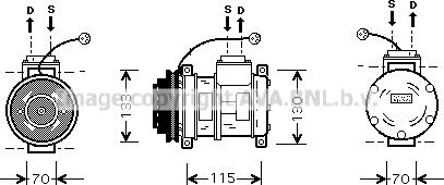 Prasco BWK065 - Compressore, Climatizzatore autozon.pro