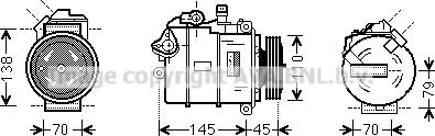 Prasco BWK383 - Compressore, Climatizzatore autozon.pro