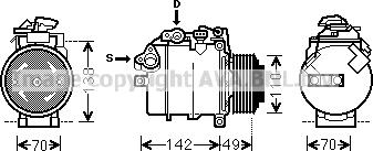 Prasco BWK387 - Compressore, Climatizzatore autozon.pro