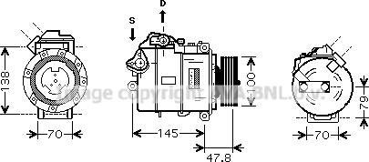 Prasco BWK331 - Compressore, Climatizzatore autozon.pro