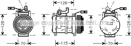 Prasco BWK231 - Compressore, Climatizzatore autozon.pro