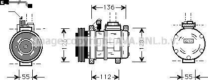 Prasco BWK228 - Compressore, Climatizzatore autozon.pro