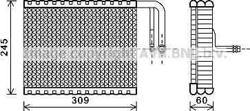 Prasco BWV440 - Evaporatore, Climatizzatore autozon.pro