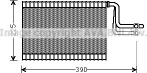 Prasco BWV365 - Evaporatore, Climatizzatore autozon.pro