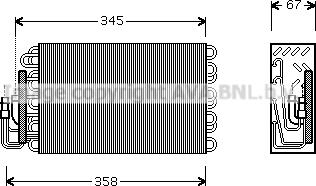 Prasco BWV272 - Evaporatore, Climatizzatore autozon.pro