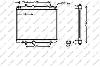 Prasco CI942R001 - Radiatore, Raffreddamento motore autozon.pro