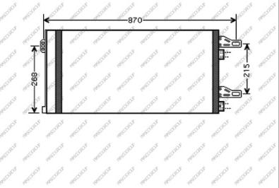 Prasco CI954C001 - Condensatore, Climatizzatore autozon.pro