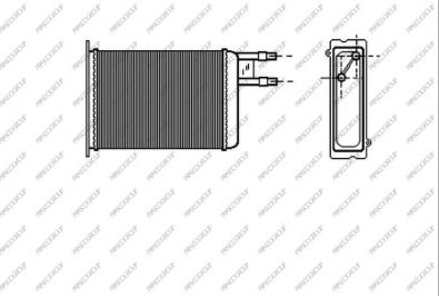 Prasco CI950H001 - Scambiatore calore, Riscaldamento abitacolo autozon.pro