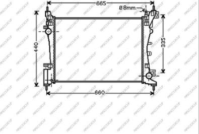 Prasco CI907R001 - Radiatore, Raffreddamento motore autozon.pro