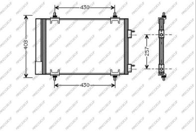 Prasco CI424C001 - Condensatore, Climatizzatore autozon.pro