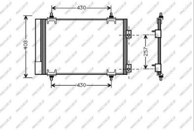 Prasco CI424C002 - Condensatore, Climatizzatore autozon.pro