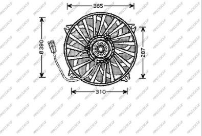 Prasco CI424F001 - Ventola, Raffreddamento motore autozon.pro