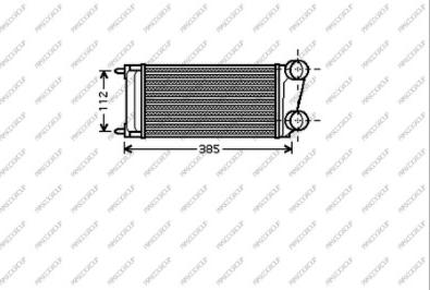 Prasco CI424N003 - Intercooler autozon.pro