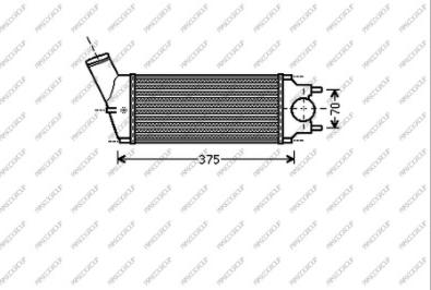 Prasco CI424N002 - Intercooler autozon.pro