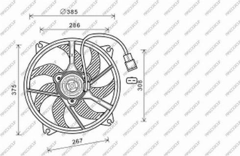 Prasco CI425F003 - Ventola, Raffreddamento motore autozon.pro