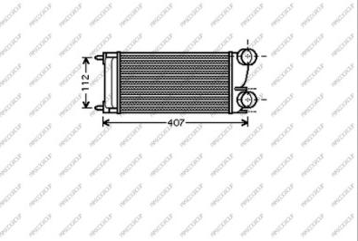 Prasco CI425N002 - Intercooler autozon.pro