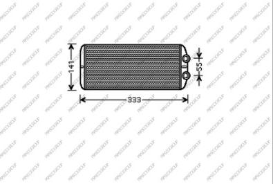 Prasco CI426H002 - Scambiatore calore, Riscaldamento abitacolo autozon.pro