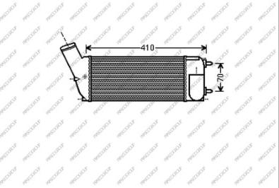 Prasco CI428N001 - Intercooler autozon.pro