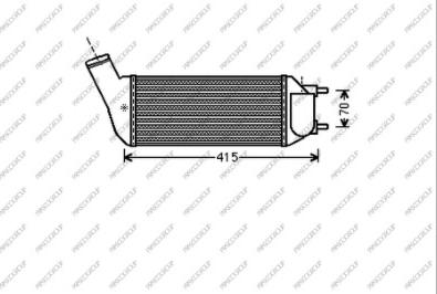 Prasco CI428N003 - Intercooler autozon.pro