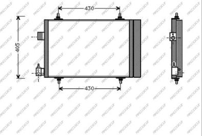 Prasco CI422C001 - Condensatore, Climatizzatore autozon.pro