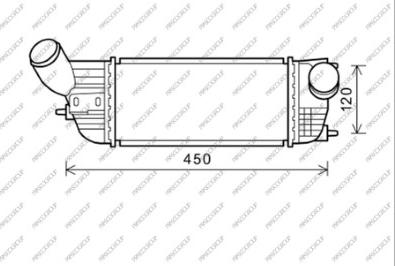 Prasco CI523N004 - Intercooler autozon.pro