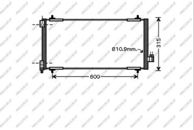 Prasco CI522C003 - Condensatore, Climatizzatore autozon.pro