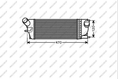 Prasco CI522N001 - Intercooler autozon.pro