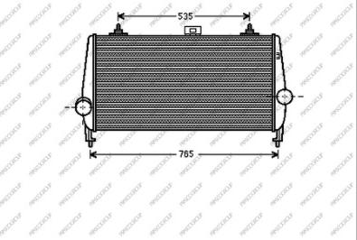 Prasco CI522N002 - Intercooler autozon.pro