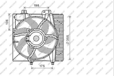 Prasco CI304F004 - Ventola, Raffreddamento motore autozon.pro