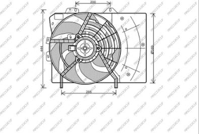 Prasco CI304F003 - Ventola, Raffreddamento motore autozon.pro