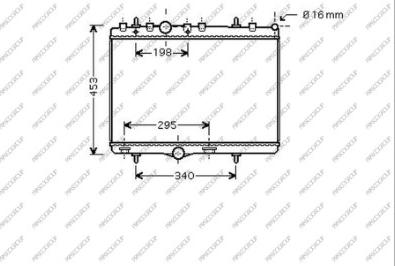 Prasco CI304R007 - Radiatore, Raffreddamento motore autozon.pro