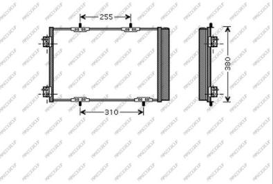 Prasco CI305C003 - Condensatore, Climatizzatore autozon.pro