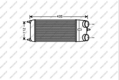 Prasco CI305N001 - Intercooler autozon.pro