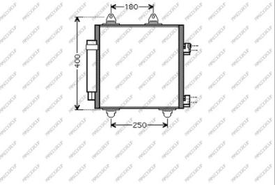 Prasco CI201C001 - Condensatore, Climatizzatore autozon.pro