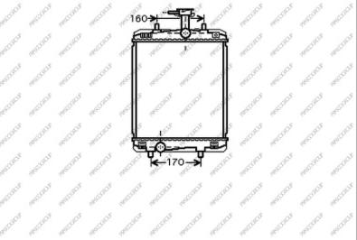 Prasco CI201R003 - Radiatore, Raffreddamento motore autozon.pro