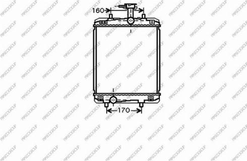 Prasco CI201R002 - Radiatore, Raffreddamento motore autozon.pro