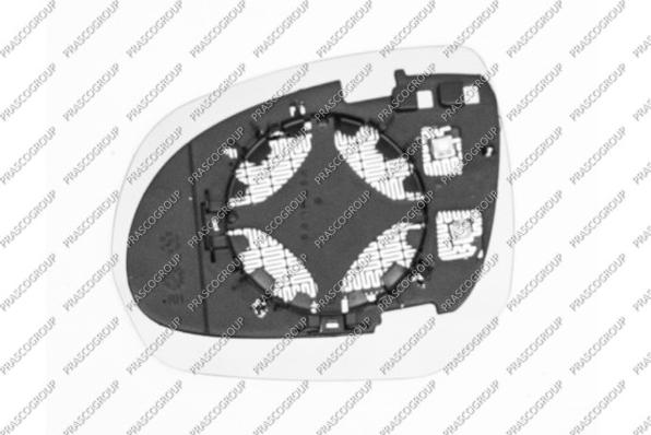 Prasco CI7057523 - Vetro specchio, Specchio esterno autozon.pro