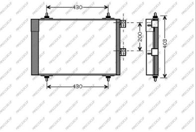 Prasco CI715C002 - Condensatore, Climatizzatore autozon.pro