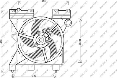 Prasco CI715F005 - Ventola, Raffreddamento motore autozon.pro