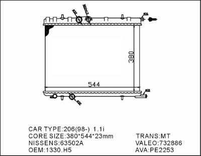 Prasco CI715R006 - Radiatore, Raffreddamento motore autozon.pro