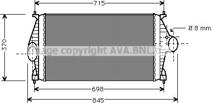 Prasco CN4130 - Intercooler autozon.pro