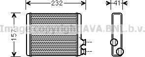 Prasco CN6286 - Scambiatore calore, Riscaldamento abitacolo autozon.pro