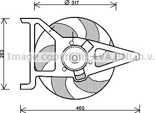 Prasco CN7544 - Ventola, Raffreddamento motore autozon.pro