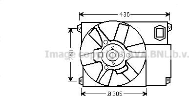 Prasco CN7541 - Ventola, Raffreddamento motore autozon.pro