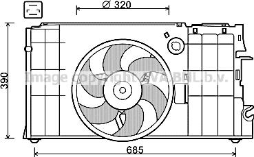 Prasco CN7548 - Ventola, Raffreddamento motore autozon.pro